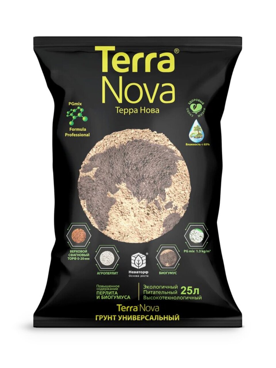 Грунт универсальный, 25 л, Terra Nova