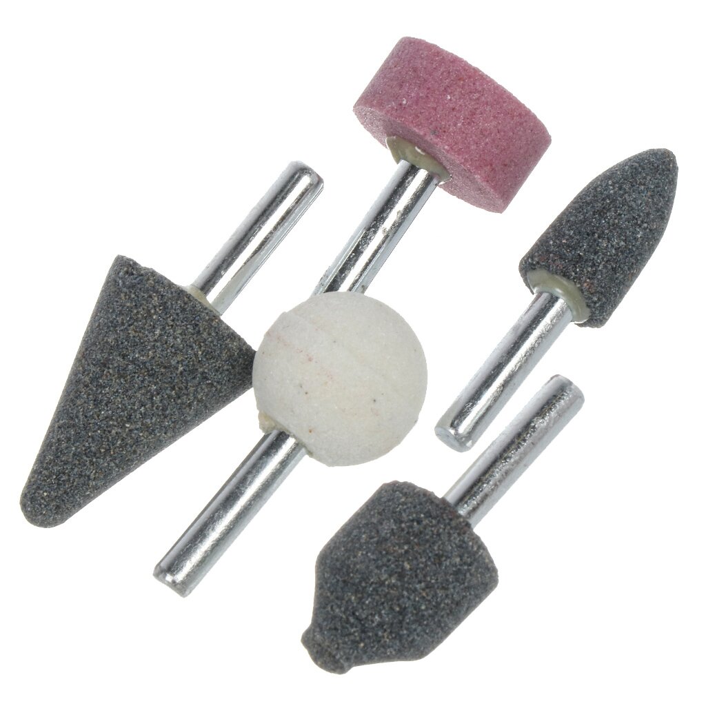 Точильный камень для дрели Bartex, 5 шт точильный камень для дрели matrix 5 шт 76020
