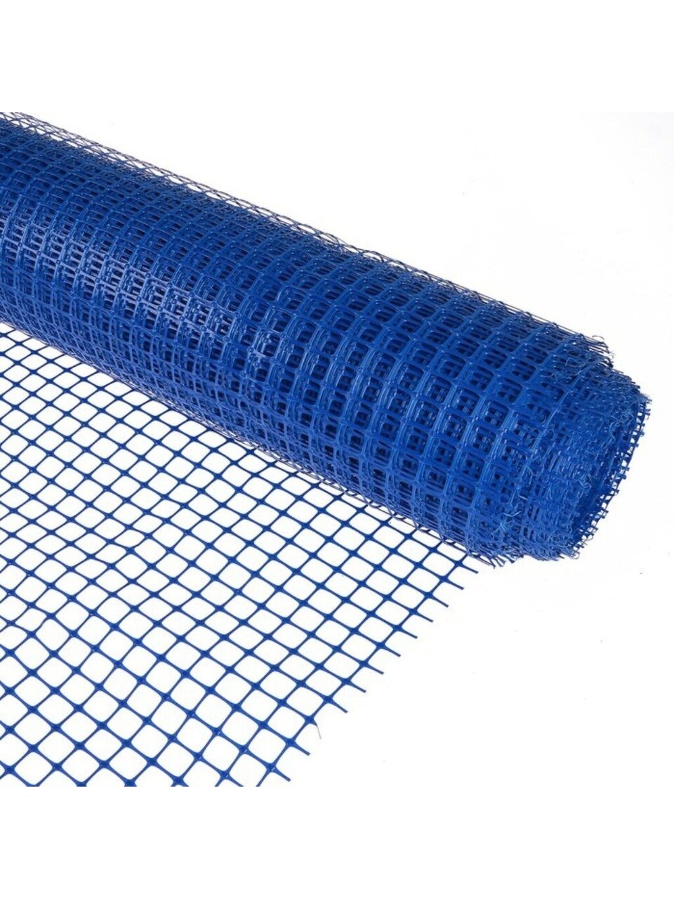 Сетка садовая пластмасса, ячейка 15 х 15 мм, квадратная, 100х2000 см, синяя, Зеленый Луг, Удачная