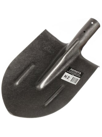 Лопата штыковая, рельсовая сталь, 215х300 мм, БТМ, К2, без черенка