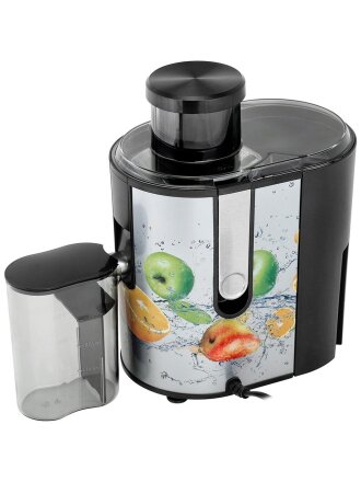 Соковыжималка электрическая Polaris, PEA 0829 Fruit Fusion, 800 Вт, резервуар для сока 0.35 л, 2 скорости, 1 л