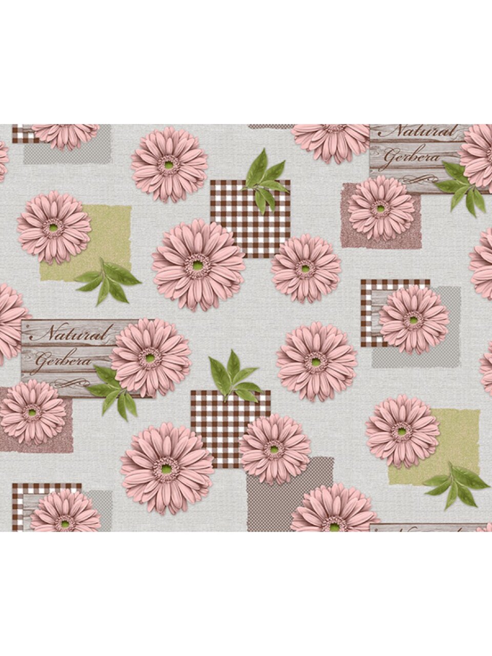 Клеенка Колорит, Мажор, 1.3х20 м, ПВХ на нетканой основе, с покрытием, 621/15