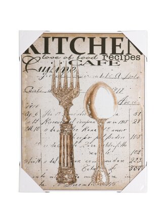 Картина 40х50 см, Столовые приборы, Y4-3170