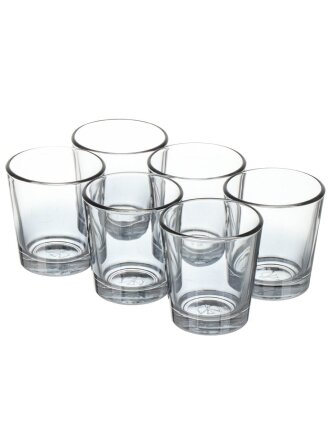 Рюмка 50 мл, стекло, 6 шт, Glasstar, Черное море Омбре 1, RNBSO50