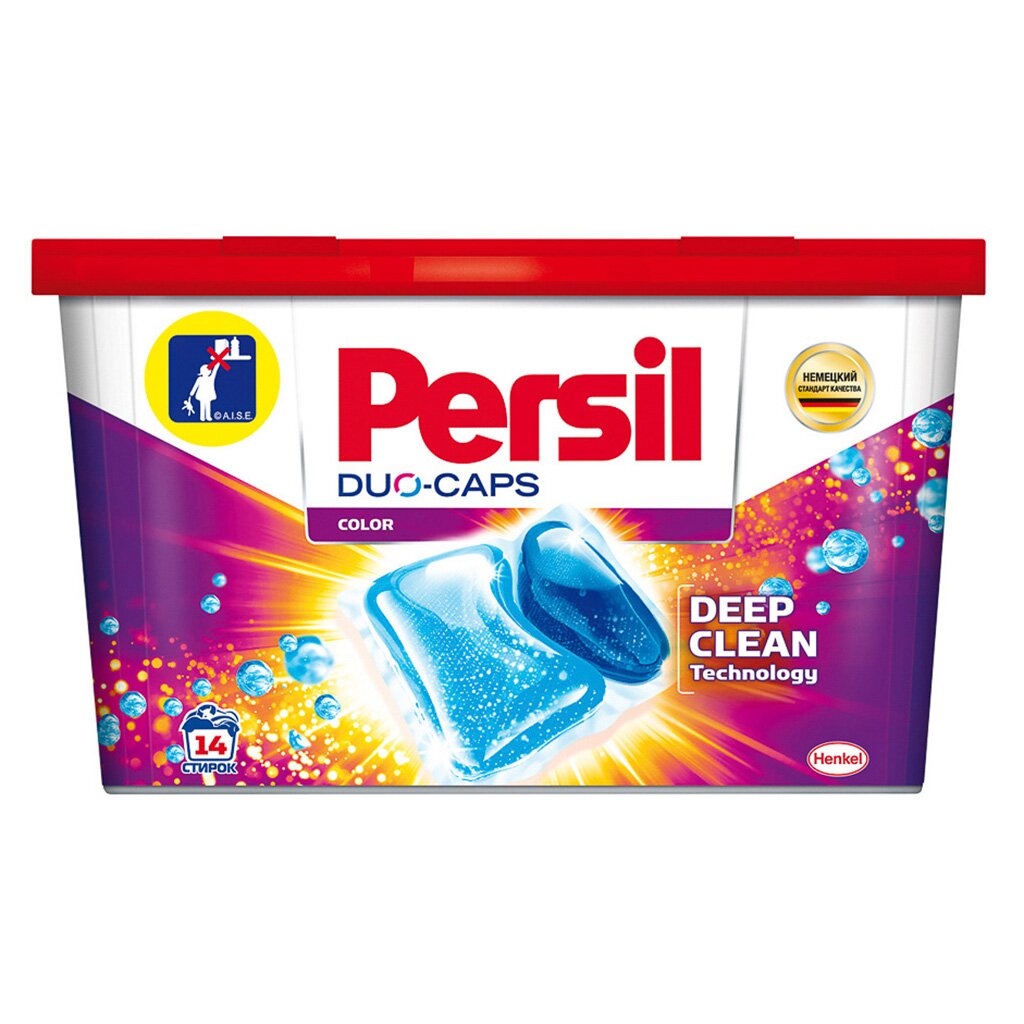 Капсулы для стирки Persil, Duo-caps Color, 14 шт