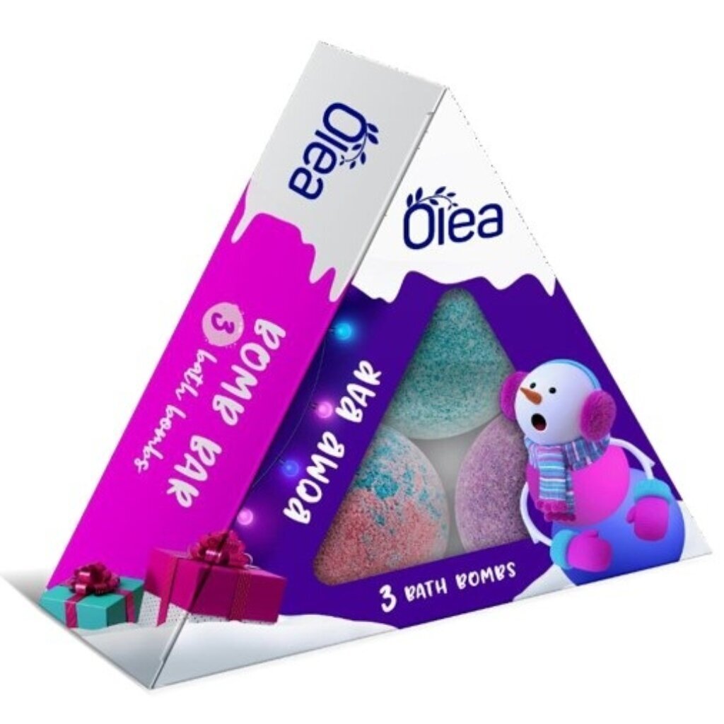 Бомбочки для ванны Olea, Bomb bar, 3 шт
