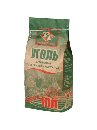 Уголь древесный 1.3 кг, СевЗапУголь, крафт мешок, 110000
