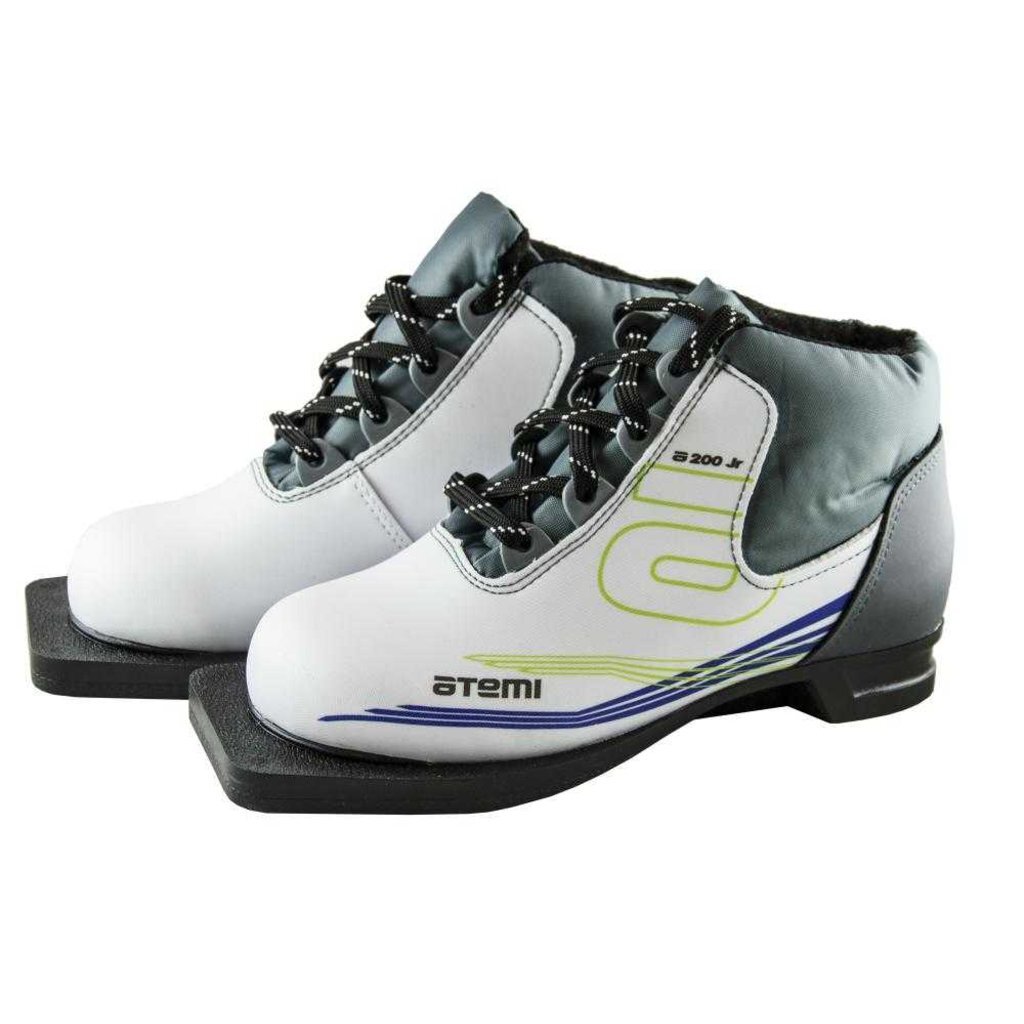 Лыжные ботинки А200 Jr White, размер 31, крепление: 75мм, Atemi, 00-00000116