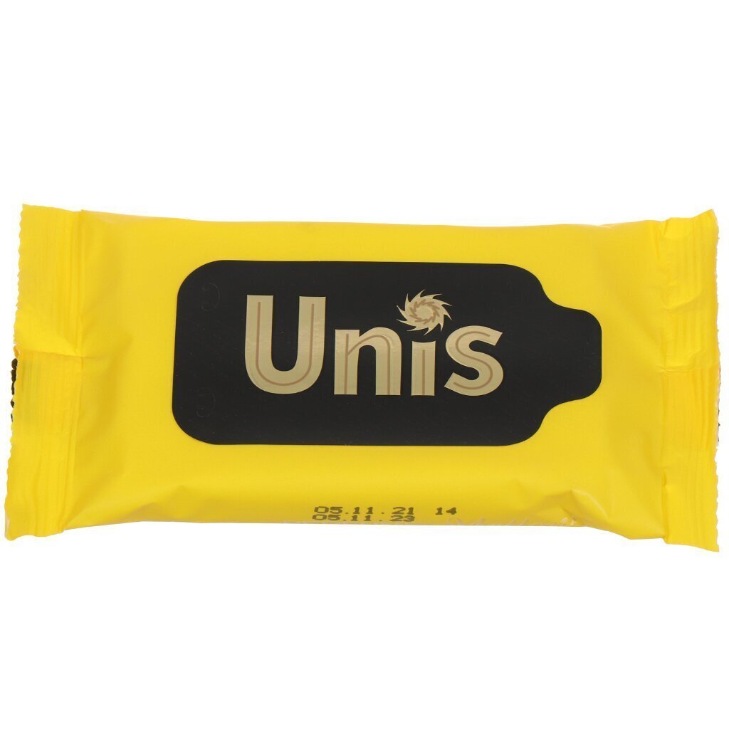 Салфетки влажные Unis, Perfume Yellow, антибактериальные, 15 шт