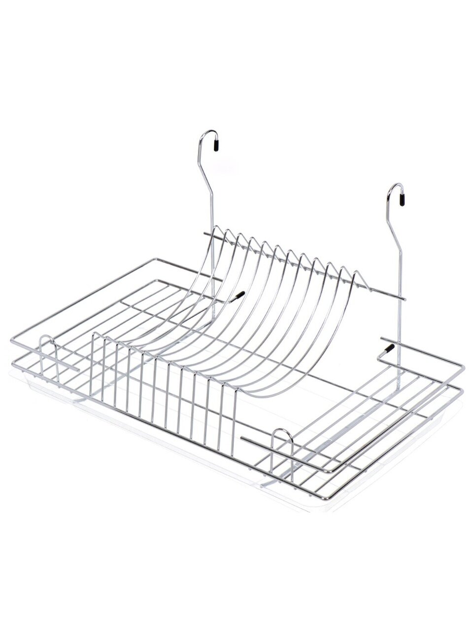 Сушилка для посуды, углеродистая сталь, с поддоном, 44.2х26.2х26 см, U000036