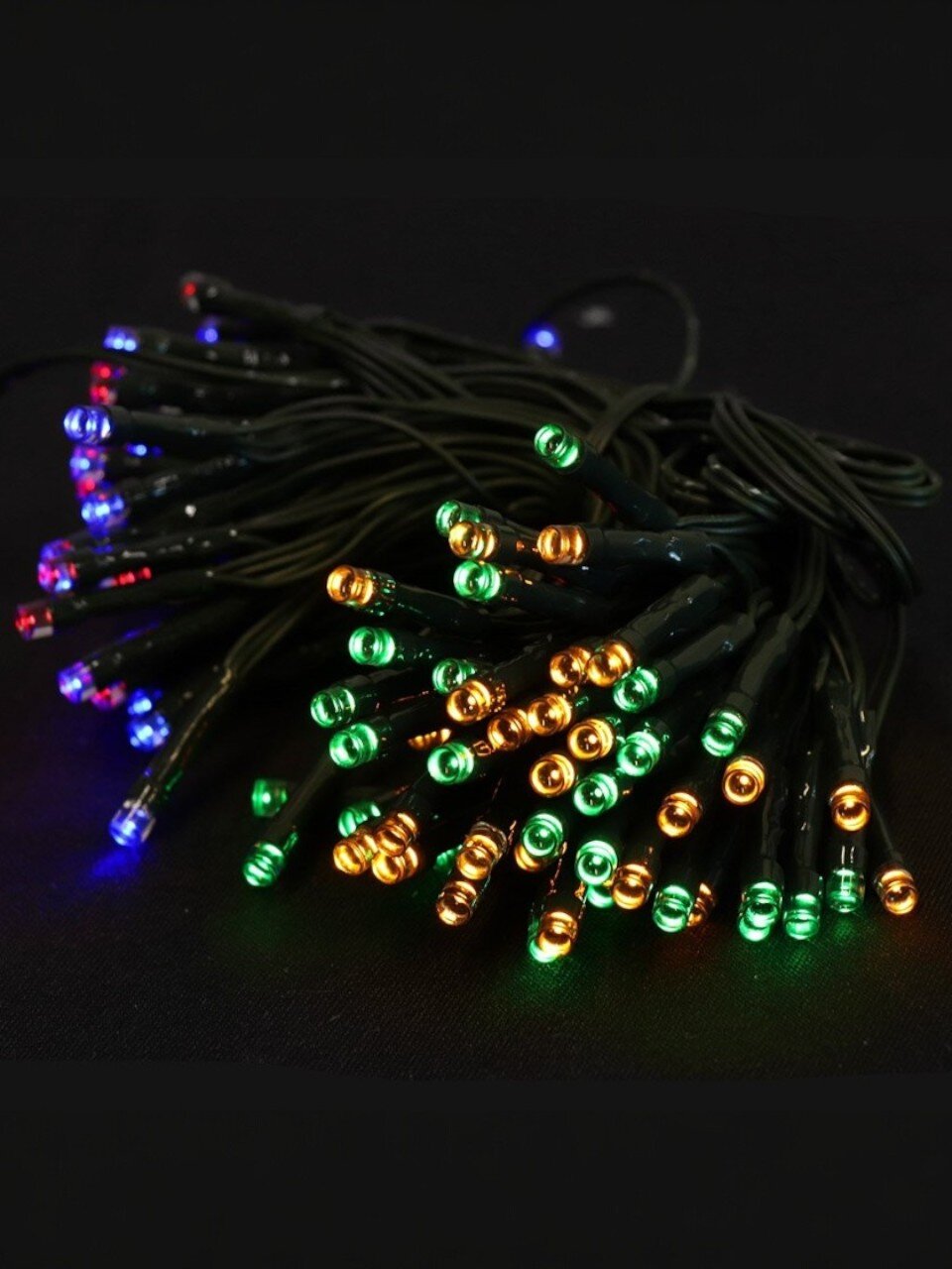 Гирлянда садовая ФАZА, SLR-G01-100M, на солнечной батарее, наземная, пластик, мультицветная