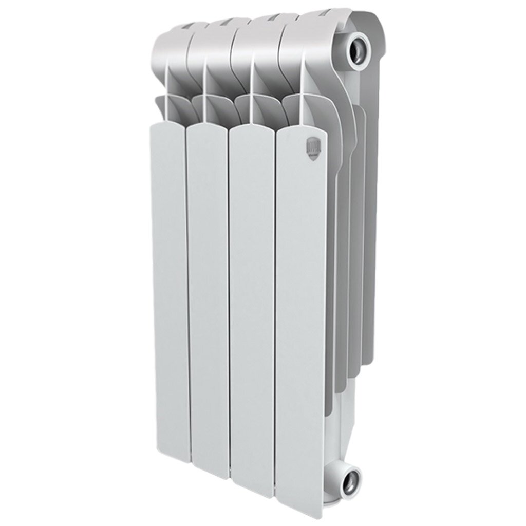 Радиатор биметалл, 500х100 мм, Royal Thermo, Indigo Super +, 4 секции, НС-1274302 радиатор биметаллический royal thermo indigo super 500 100 8 секций