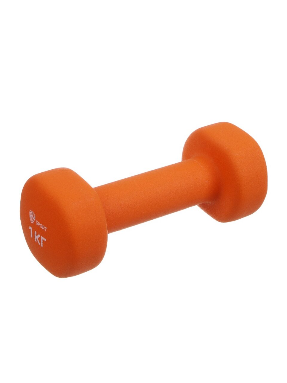 Гантель 1 кг, металл, неопреновое покрытие, By Sport, 089-032