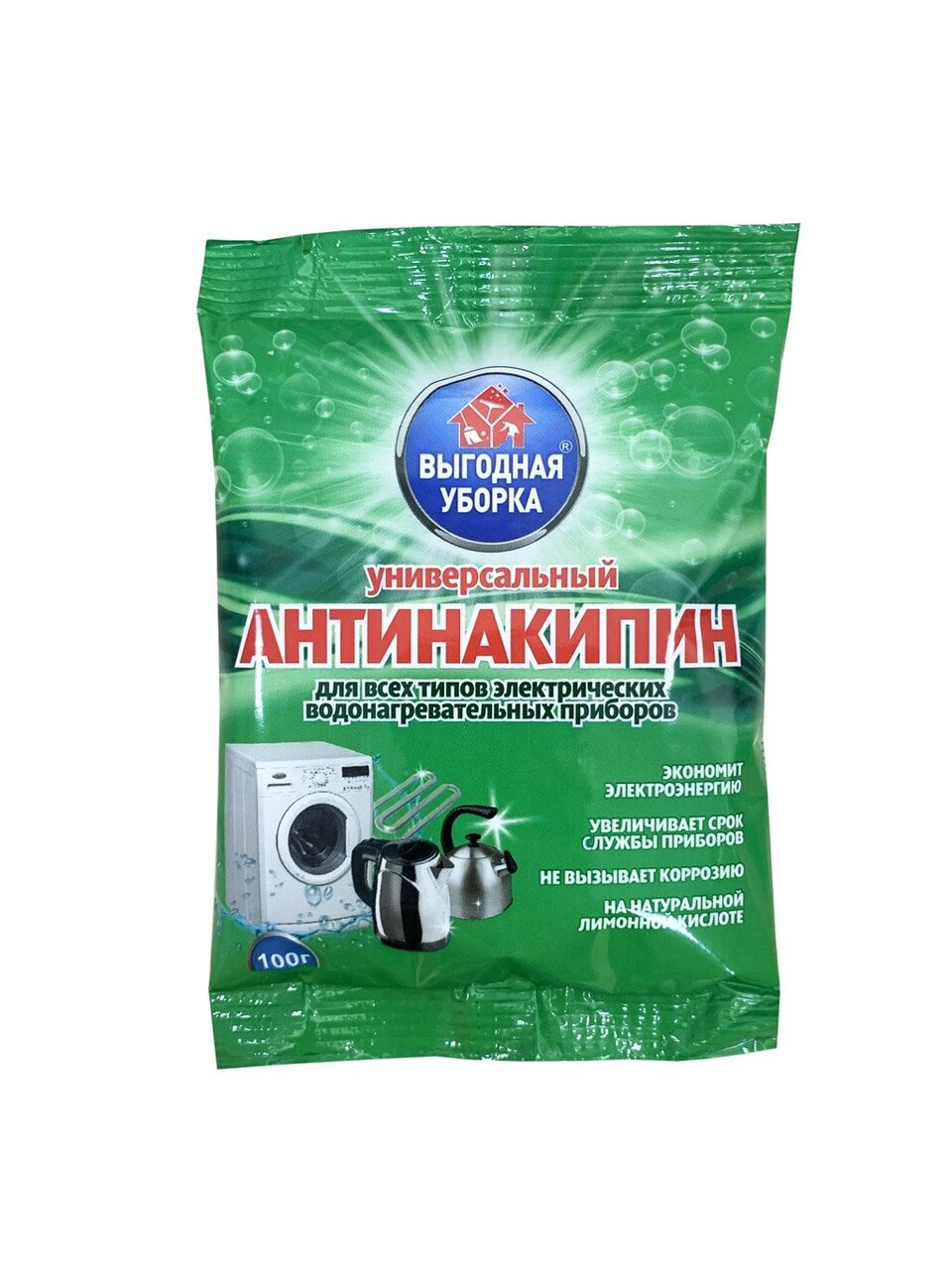Антинакипин Выгодная уборка, универсальный, 100 г