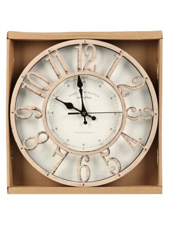 Часы настенные, кварцевые, 30 см, круглые, пластик, Y6-10680