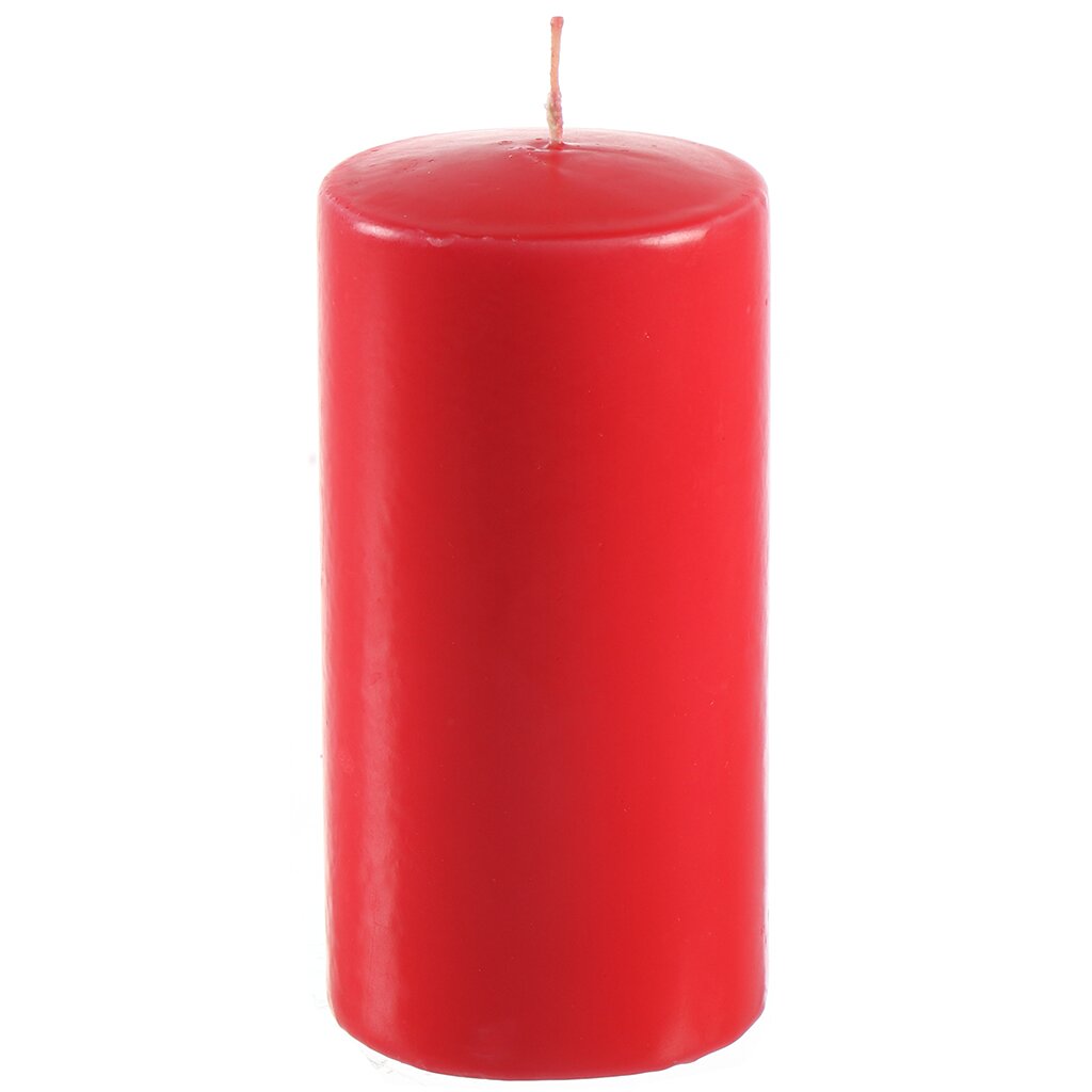Свеча ароматическая, цилиндр, красная, Ягодная корзина, 24 0054 8154 08 04 свеча декоративная 12х6 см цилиндр красная цилиндр 1381540800
