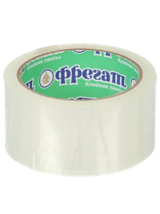 Скотч 48 мм, прозрачный, основа полипропиленовая, 60 м, Фрегат, С4860