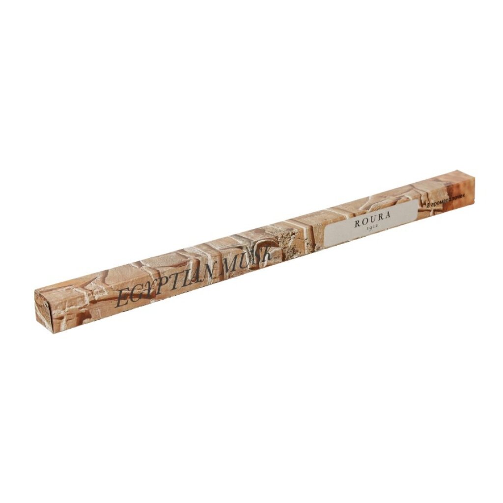 Ароматические палочки Roura, Египетский мускус, 8 шт, 32148 ароматические палочки roura египетский жасмин 8 шт 32147
