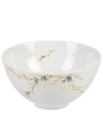 Миска фарфор, круглая, 6.5 см, 350 мл, Магнолия, Дулевский фарфор, 117452