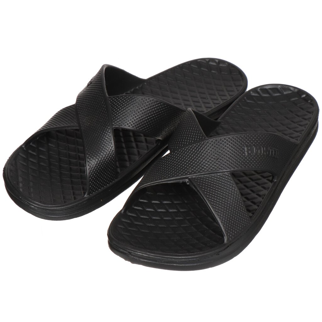 Обувь пляжная для мужчин, ЭВА, черная, р. 40-45, 097-005