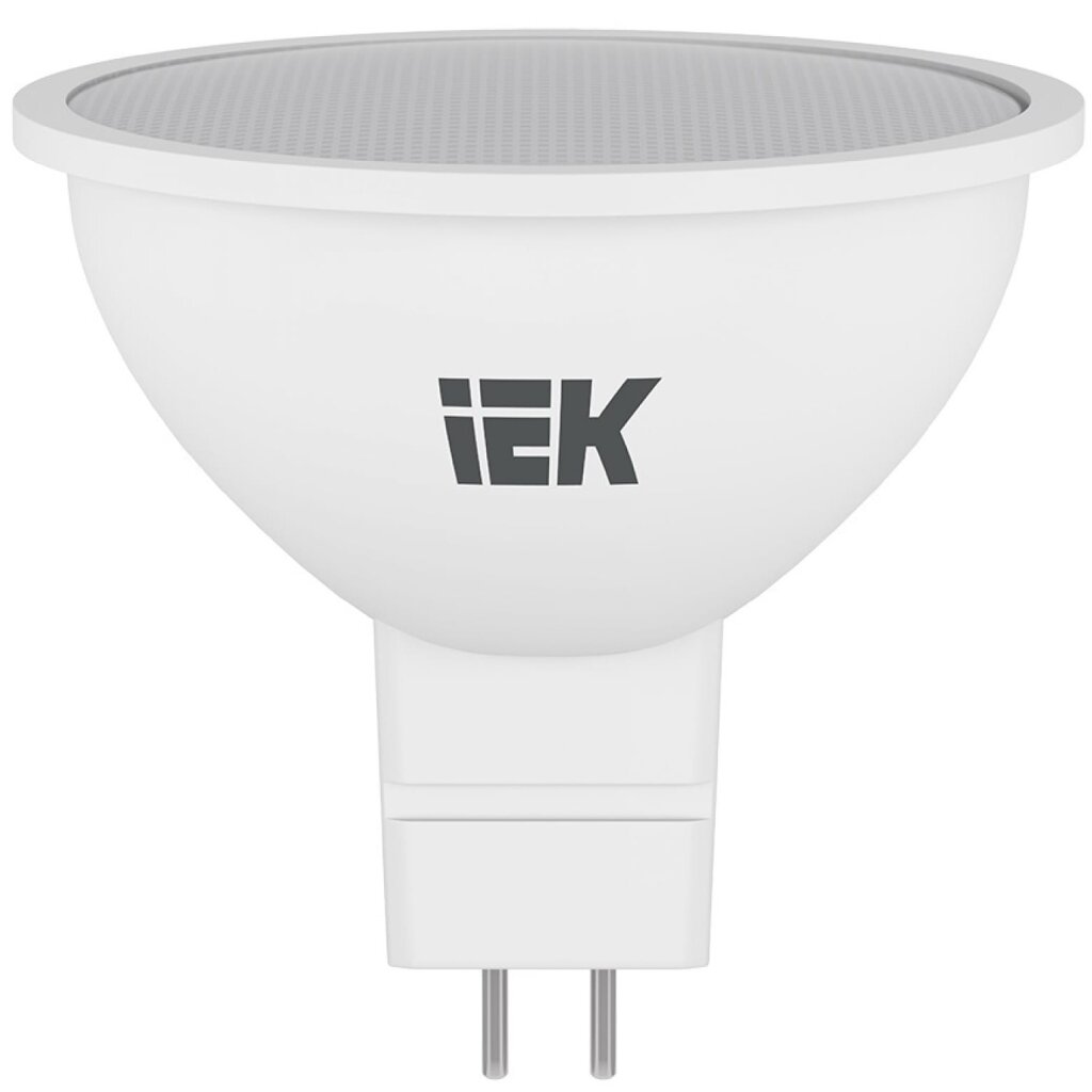 Лампа светодиодная GU5.3, 9 Вт, 60 Вт, 230 В, софит, 4000 К, свет нейтральный белый, IEK, MR16, LED рефлектор godox rft 19 pro для led осветителей
