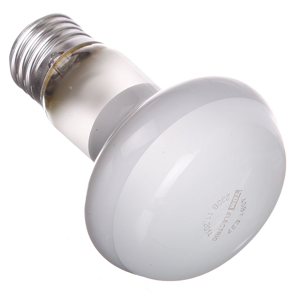 Лампа накаливания E27, 40 Вт, рефлектор, R63, TDM Electric, SQ0332-0029
