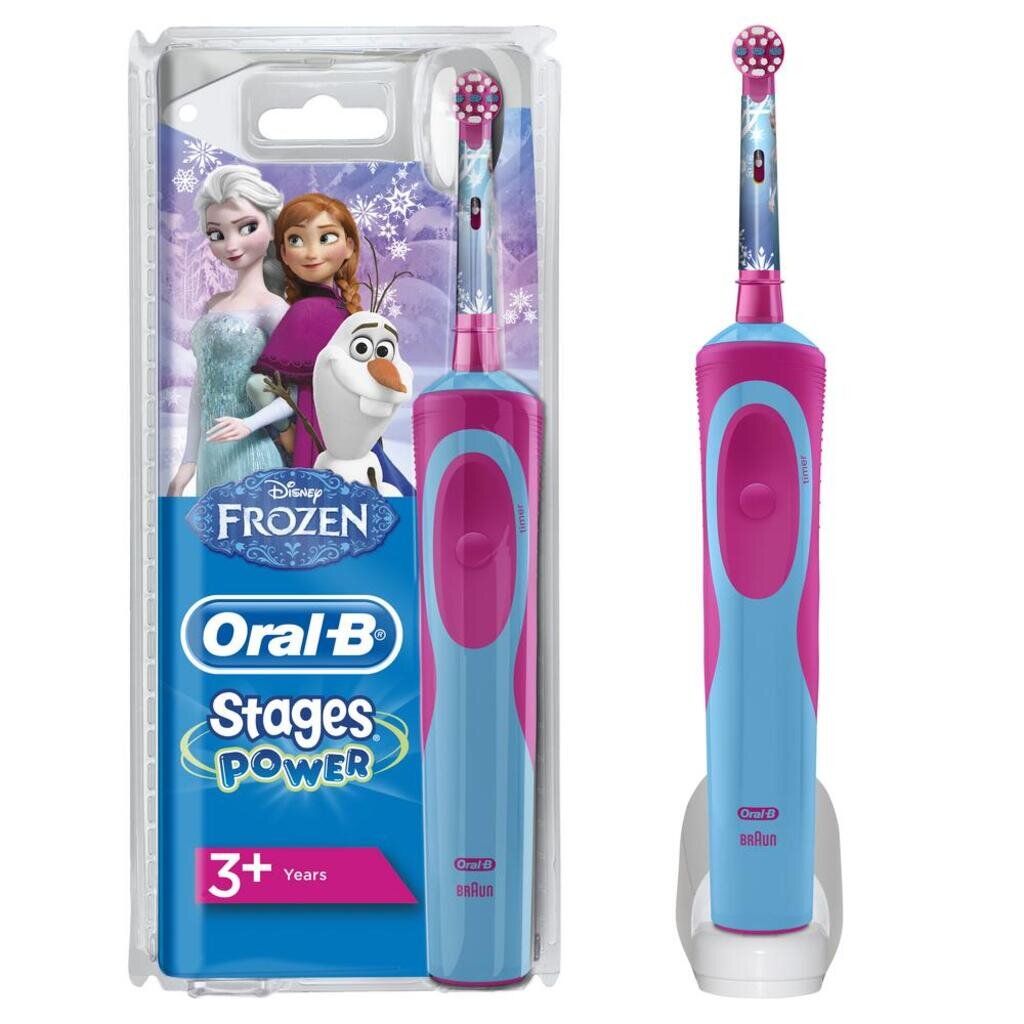 Зубная щетка электрическая, Oral-B, 3D Stages Power Frozen, 3+, тип 3709,  D12.513K