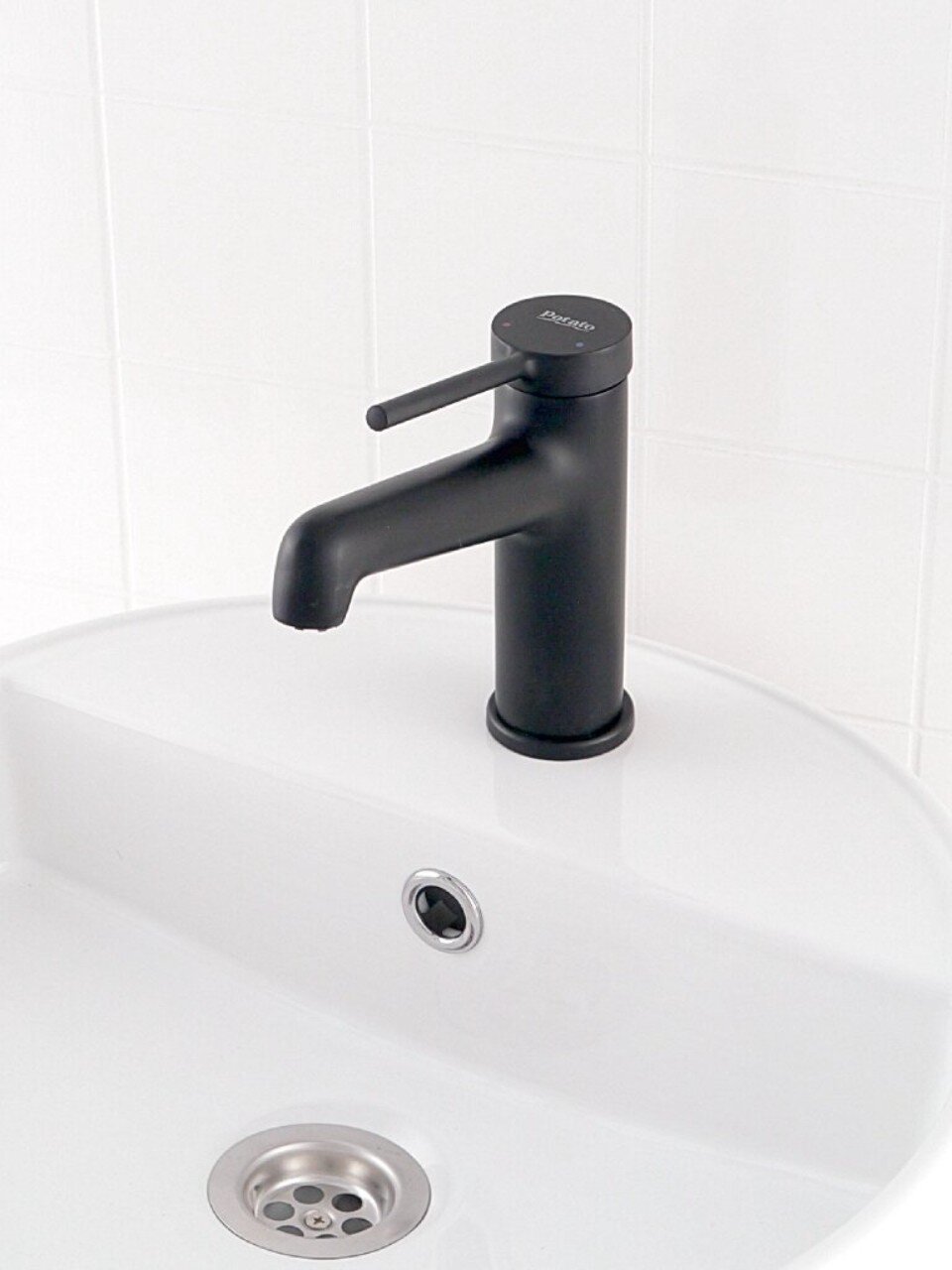 Смеситель для раковины, Potato, короткий излив, с картриджем, P10180-6