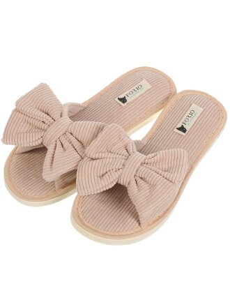 Тапки для женщин, бежевые, р. 40-41, открытые, Forio, 125-8886Ф