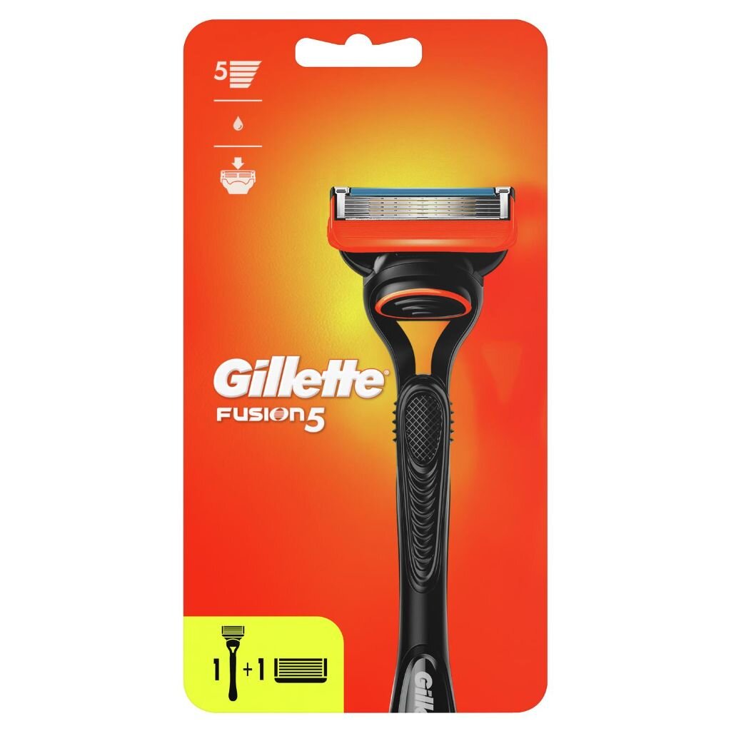Станок для бритья Gillette, Fusion, для мужчин, 2 сменные кассеты станок для бритья gillette для мужчин 10 шт одноразовые