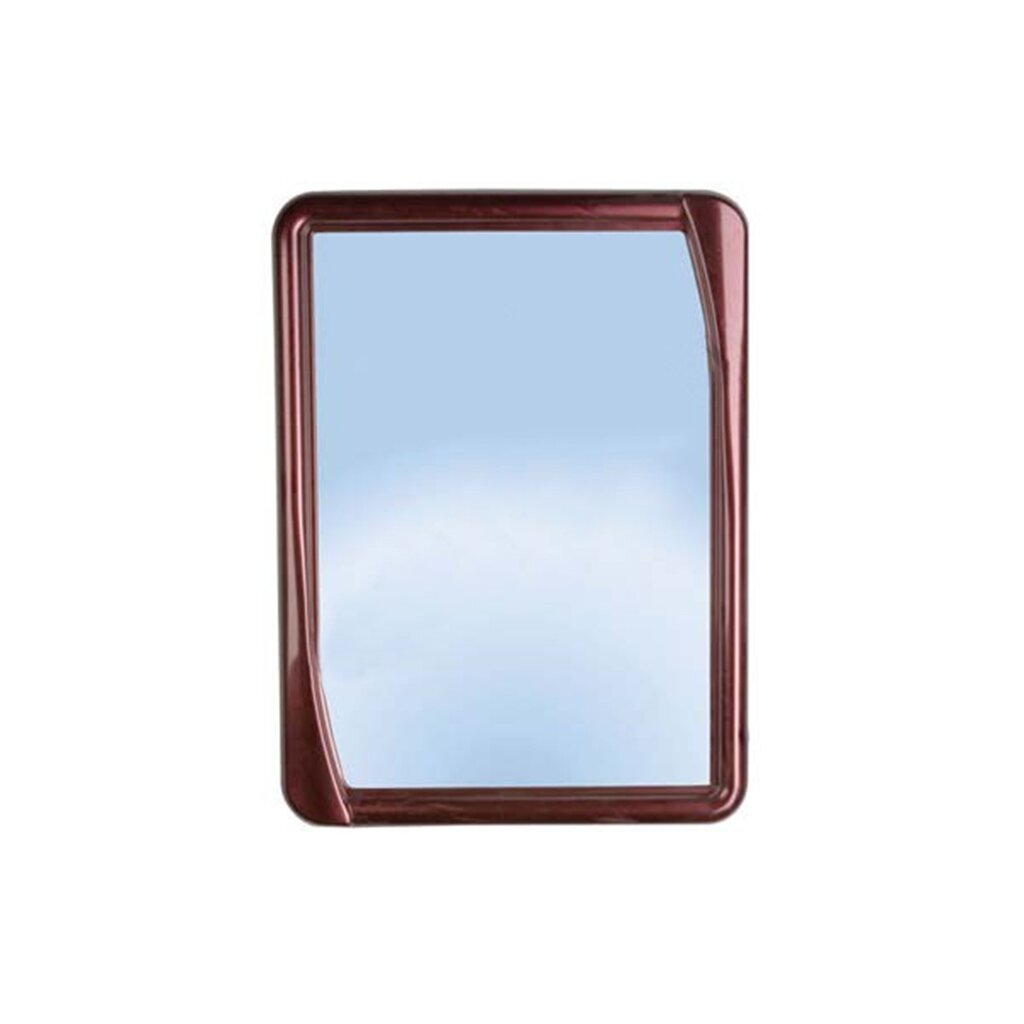Зеркало + комплект дюбелей с шурупами, 48.4х64.9 см, прямоугольное, рубиновый перламутр, Berossi, Версаль, АС17515001