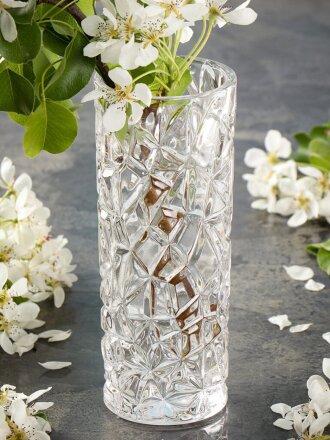 Ваза стекло, настольная, 20 см, Грани, Y3-1363