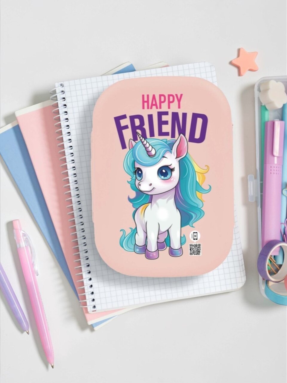 Контейнер пластик, 0.8 л, 17.9х12.8х5.2 см, прямоугольный, Plast team, Anderson, Единорог, PT101010597