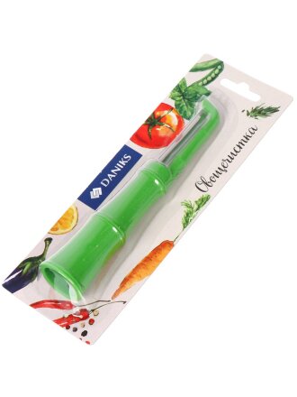 Овощечистка 15х7.5х3.5 см, рукоятка пластик, Daniks, JA20206914-2