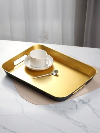 Поднос пластик, 41.5х30.5х4 см см, прямоугольный, Y4-9281