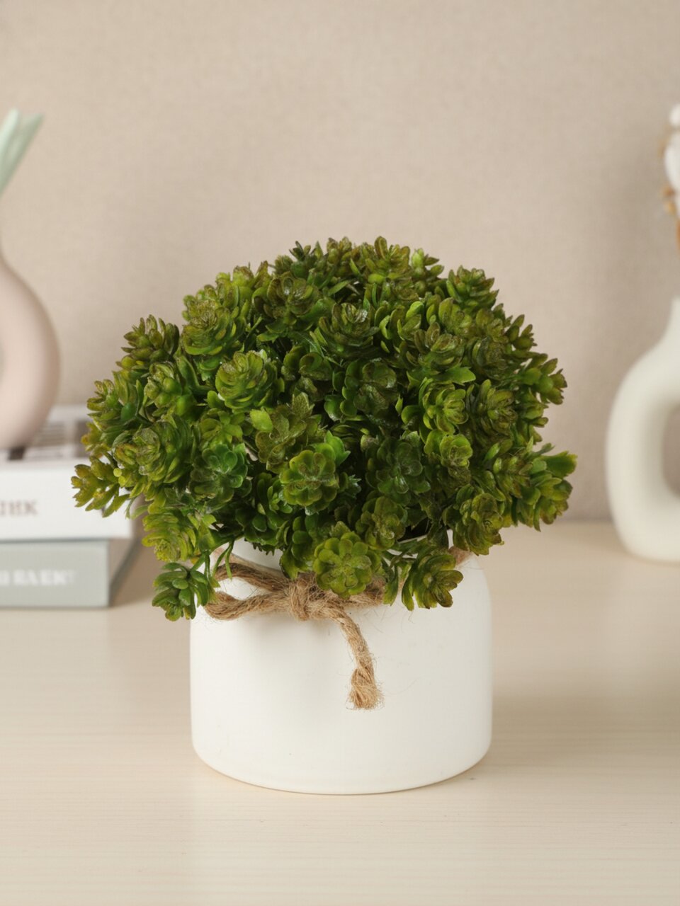 Цветок искусственный декоративный Трава в кашпо, 13х7х12 см, Y4-11109