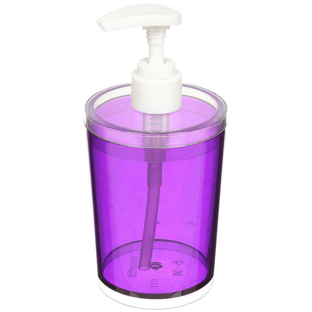 Дозатор для жидкого мыла пластиковый Joli баклажановый