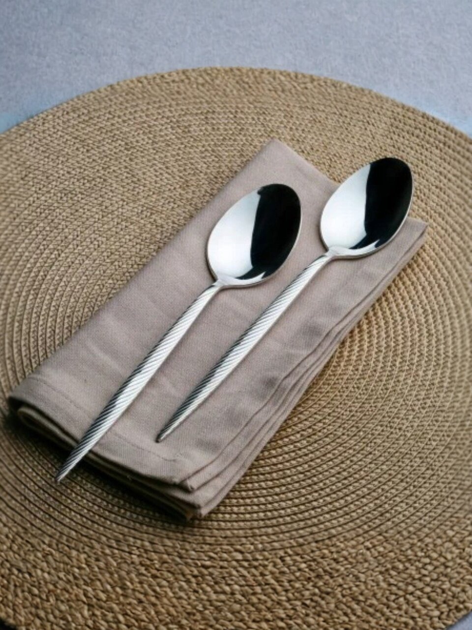 Ложка нержавеющая сталь, 2 предмета, столовая, Domenik, Istanbul, DMC161