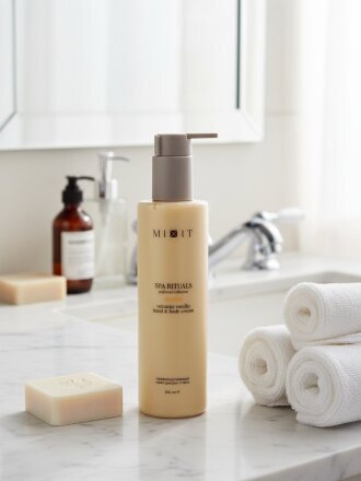 Крем для рук и тела, Mixit, Spa Rituals, восстанавливающий, 250 мл, с пантенолом и экстрактом ванили