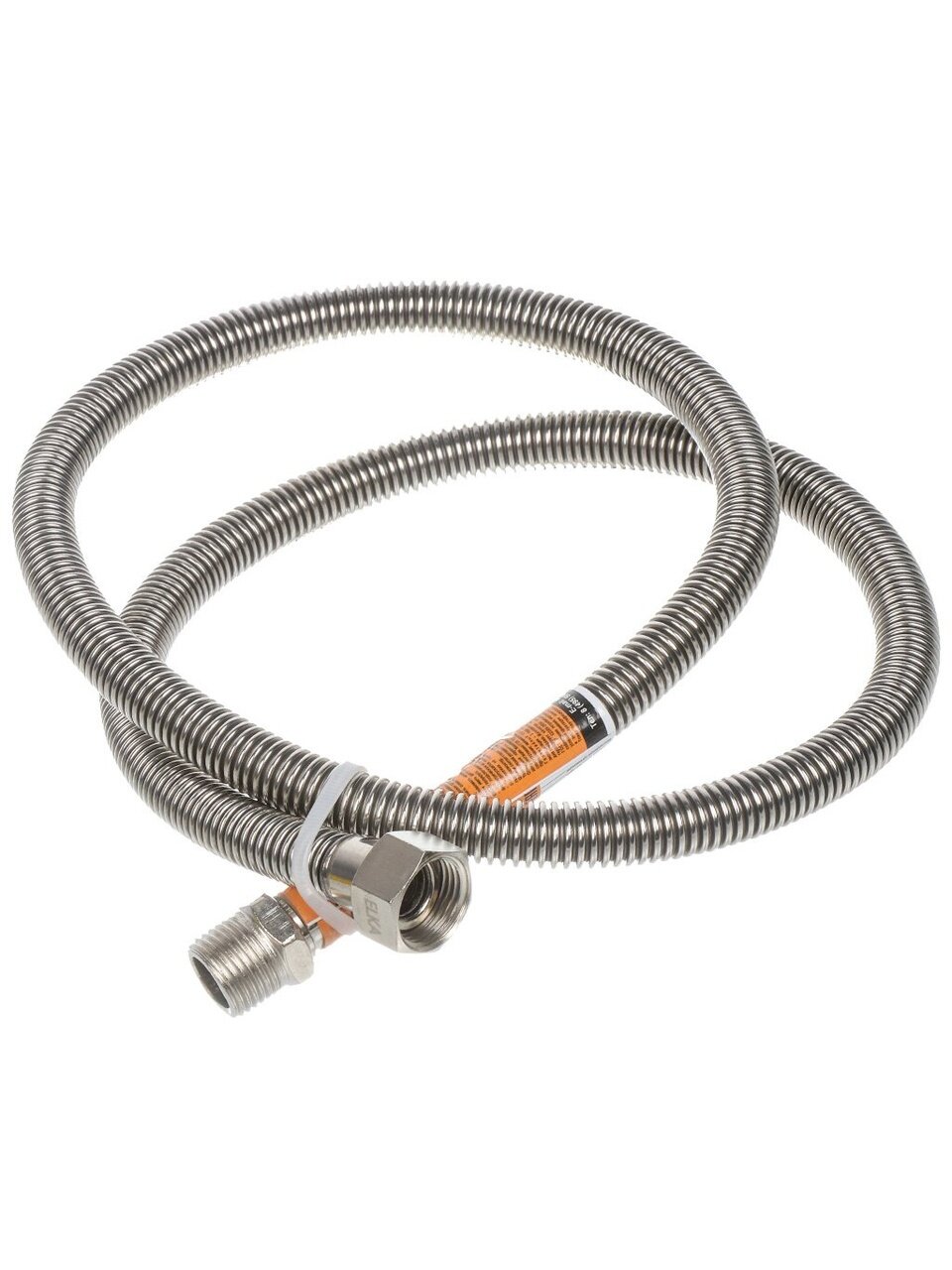 Подводка для газа 1/2''х1.2 м, г-ш, сильфон, ELKA