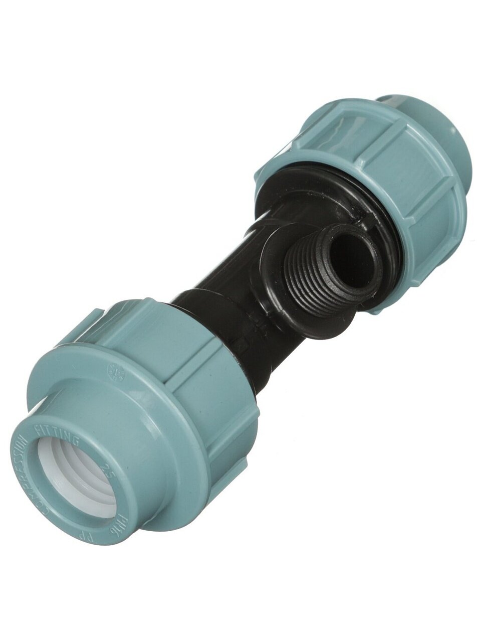 ПНД тройник d50х1&amp;quot; 1/2, наружная резьба, STR