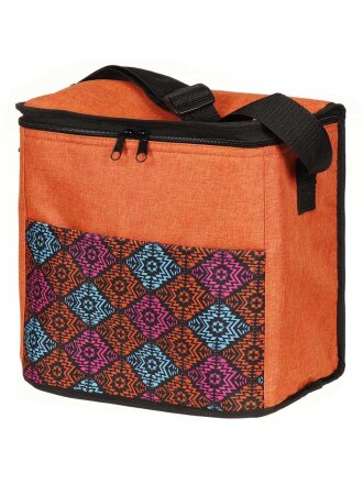 Термосумка 15 л, 31х17х28 см, полиэстер, алюминий, прямоугольная, терракотовая, UV-007/1