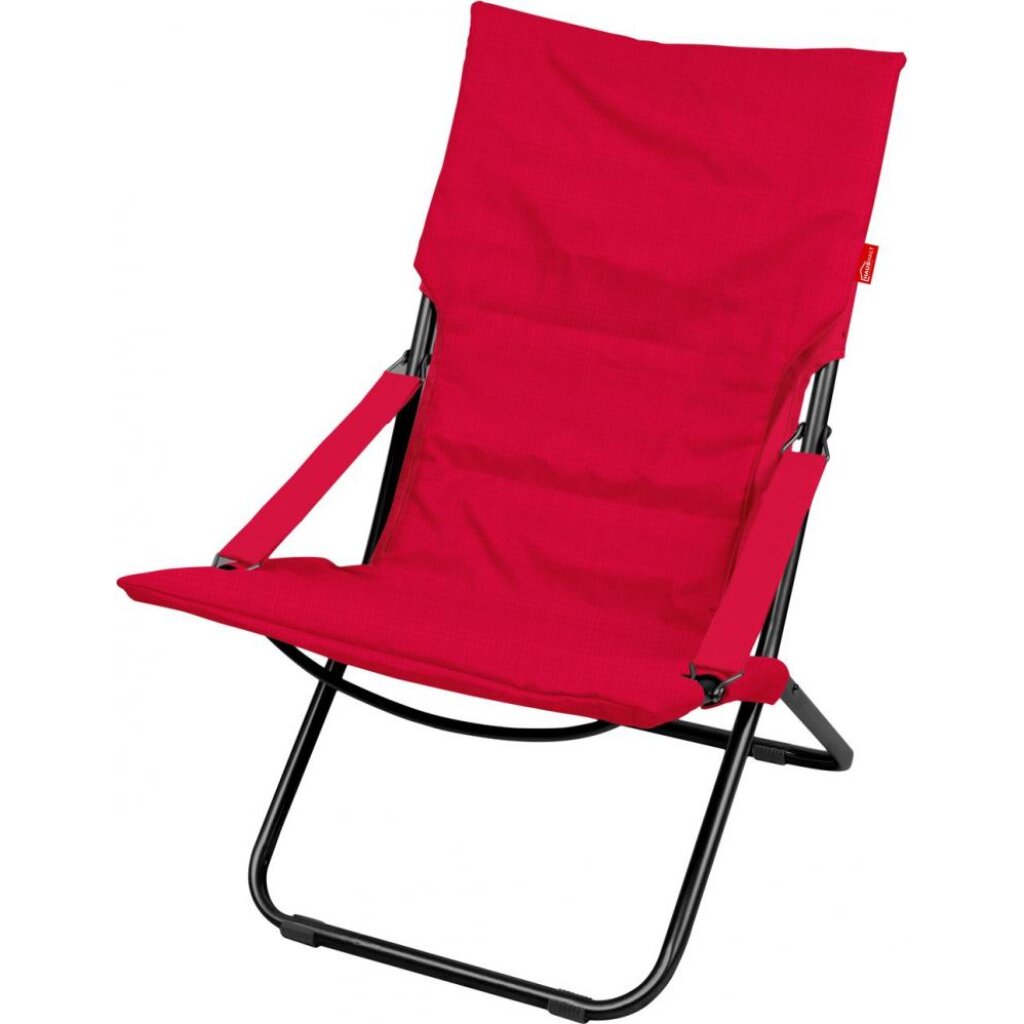 Кресло складное 85х64х85 см, красное, ткань, с матрасом, 100 кг, Nika, ННК4/R ткань 1 м п pharell репс 295 см красный