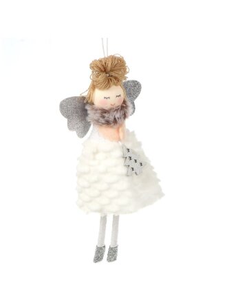 Фигурка декоративная Девочка, 20 см, белая, Y4-9415