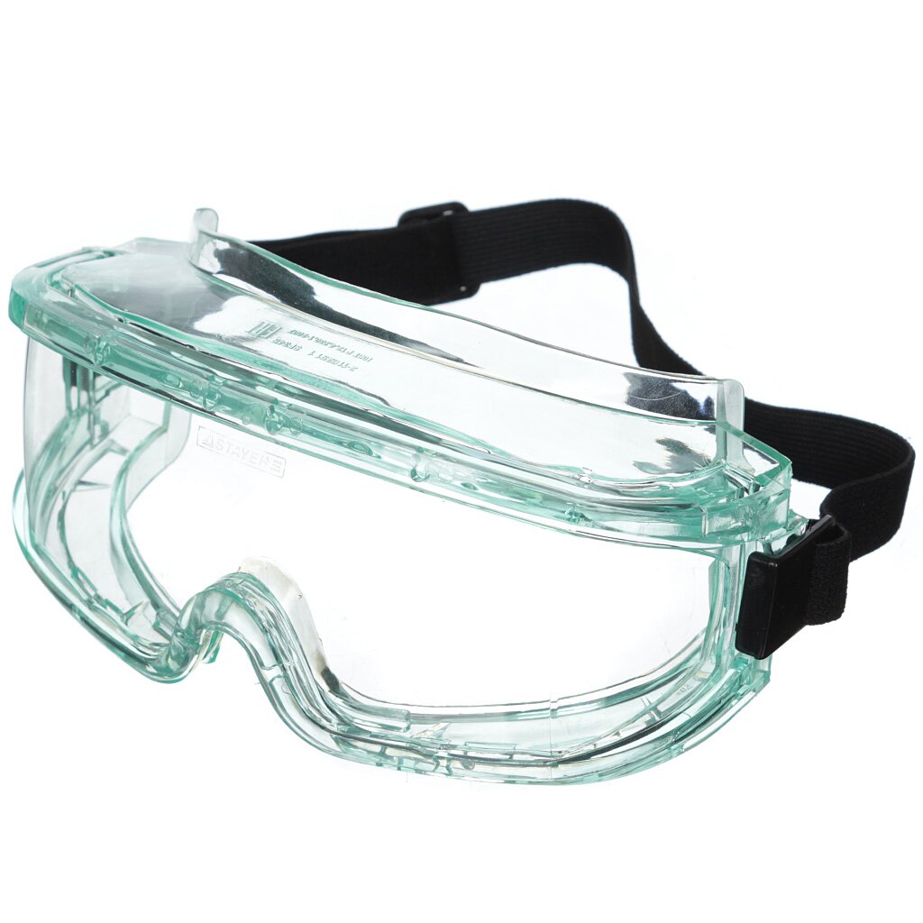 Очки защитные, Stayer, 2-110291, поликарбонат, закрытого типа с непрямой вентиляцией панорамные очки fit