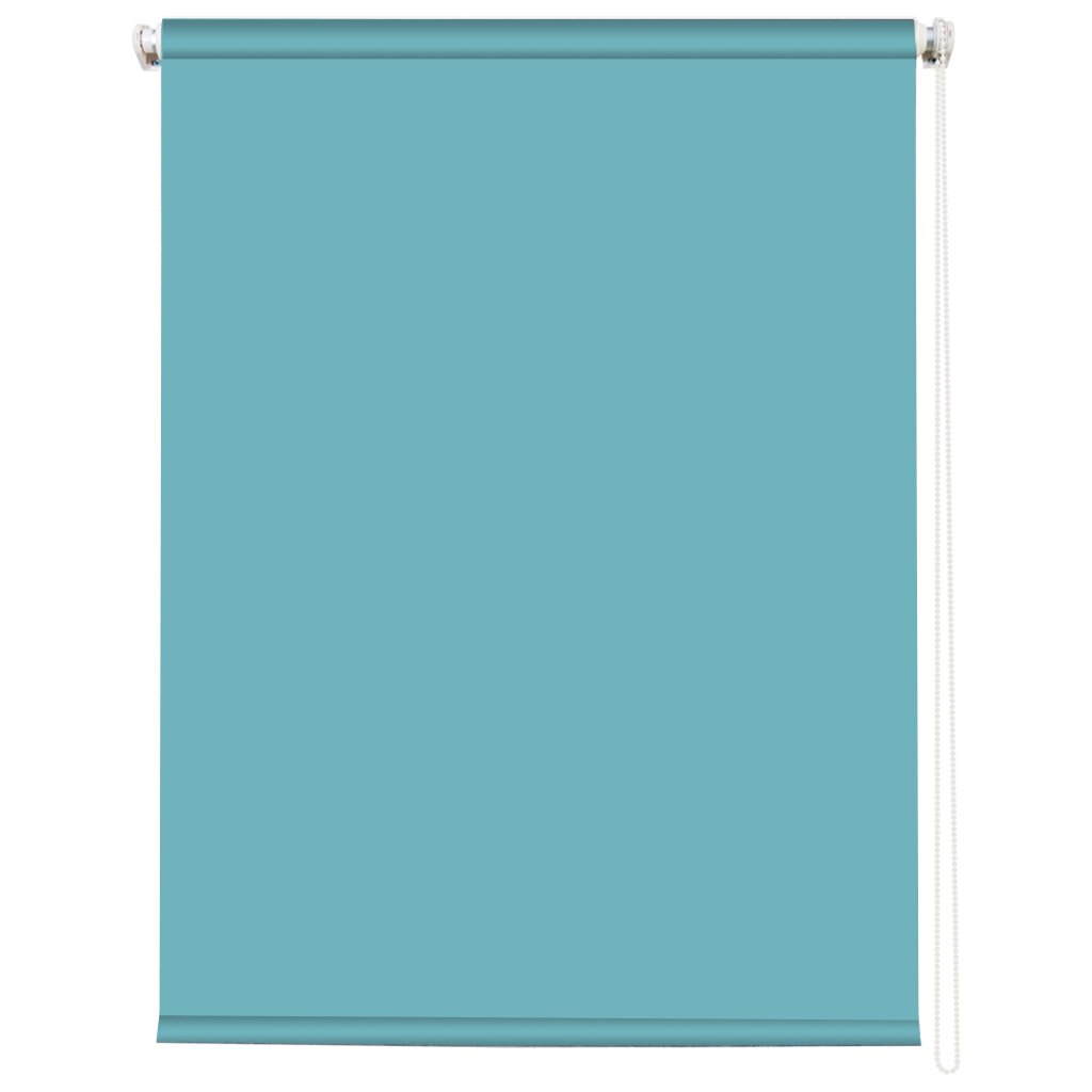 Рулонная штора Комфортиссимо голубая, 40х160 см