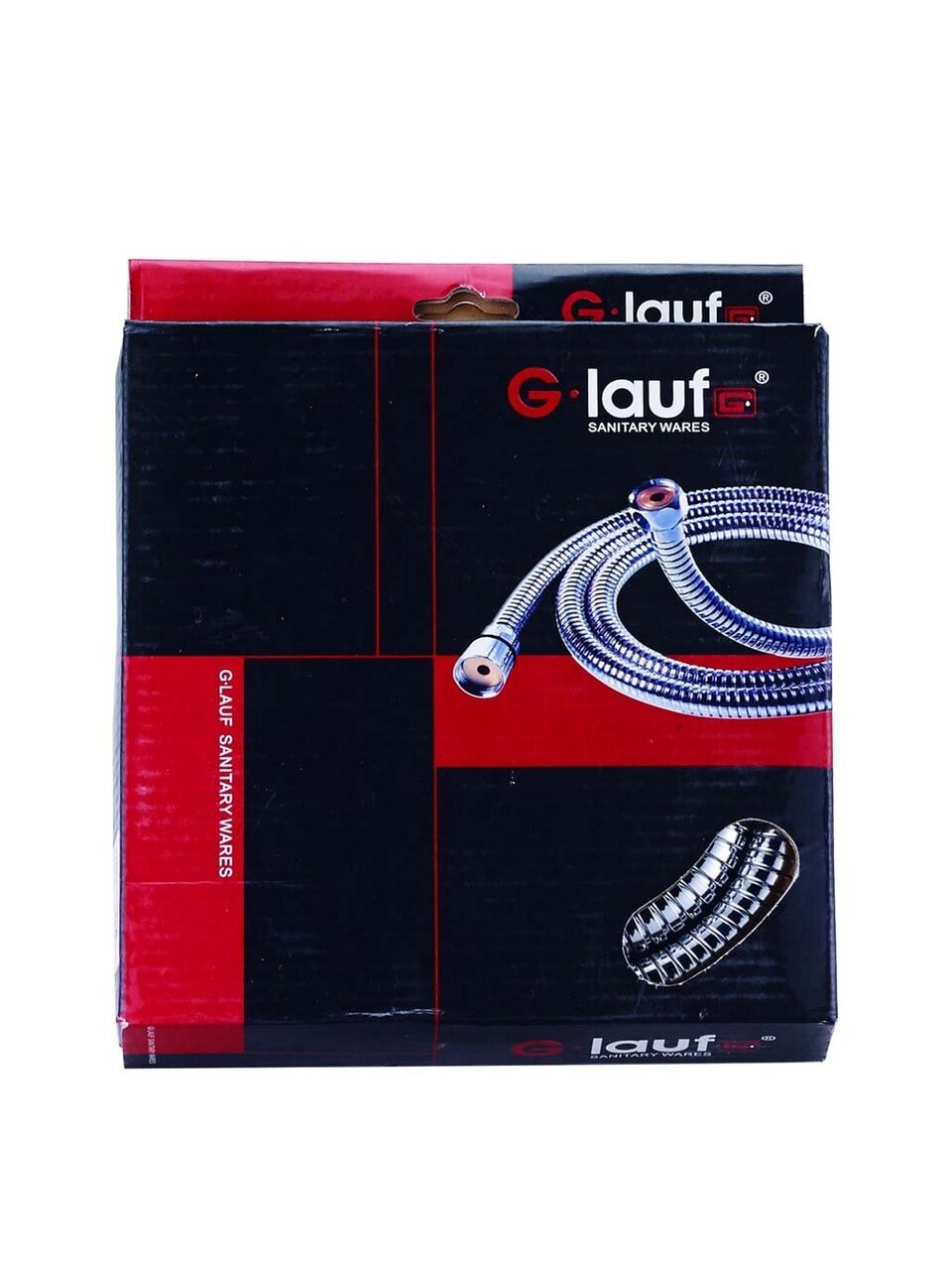 Шланг для душа, сталь, ИМП-ИМП, 2 м, двойной замок, G.lauf, URG-1207