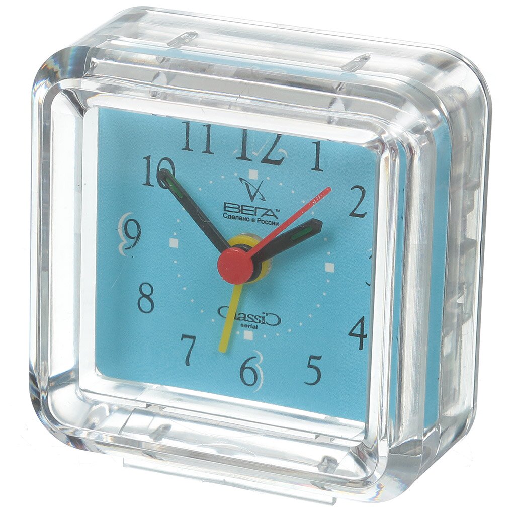 Часы-будильник настольные, Голубая классика, Б1-002