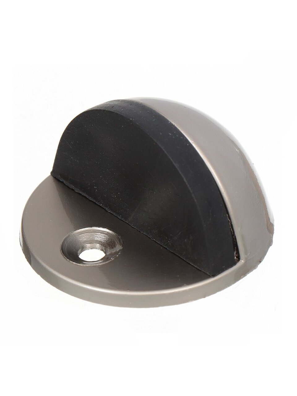 Упор дверной Trodos, 08.01.05, напольный, никель, 205066