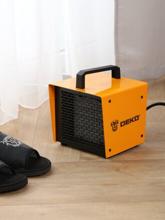 Пушка тепловая электрическая, Deko, DKIH3400, 3.4 кВт, 192 м³/ч, керамический элемент, квадратная, 080-1013